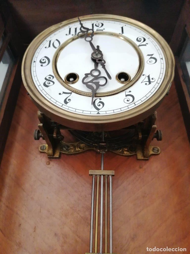 Vintage: RELOJ MANUAL DE PARED FRANCES - Foto 4
