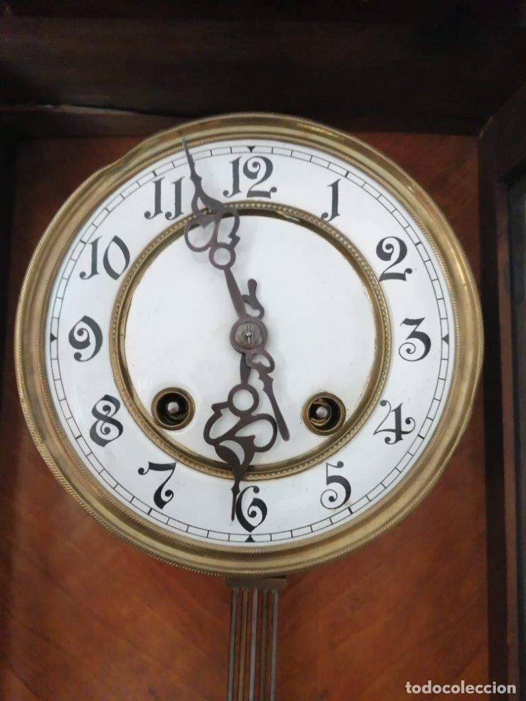 Vintage: RELOJ MANUAL DE PARED FRANCES - Foto 5