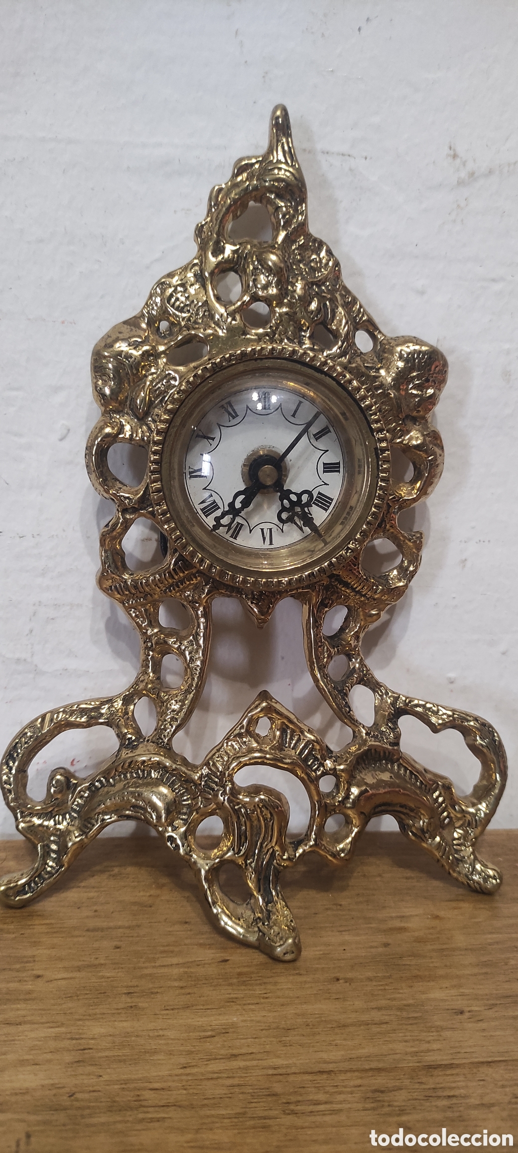 Vintage: Reloj de pared de bronce - Foto 2