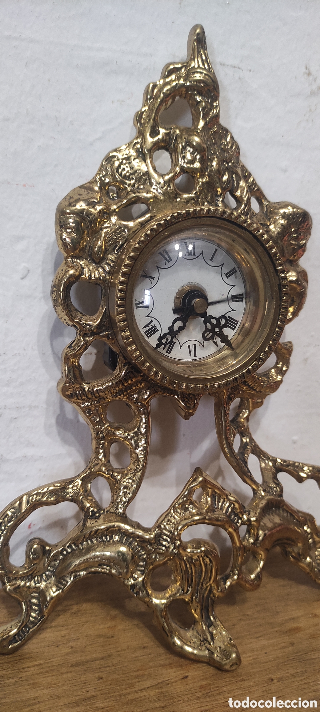Vintage: Reloj de pared de bronce - Foto 3