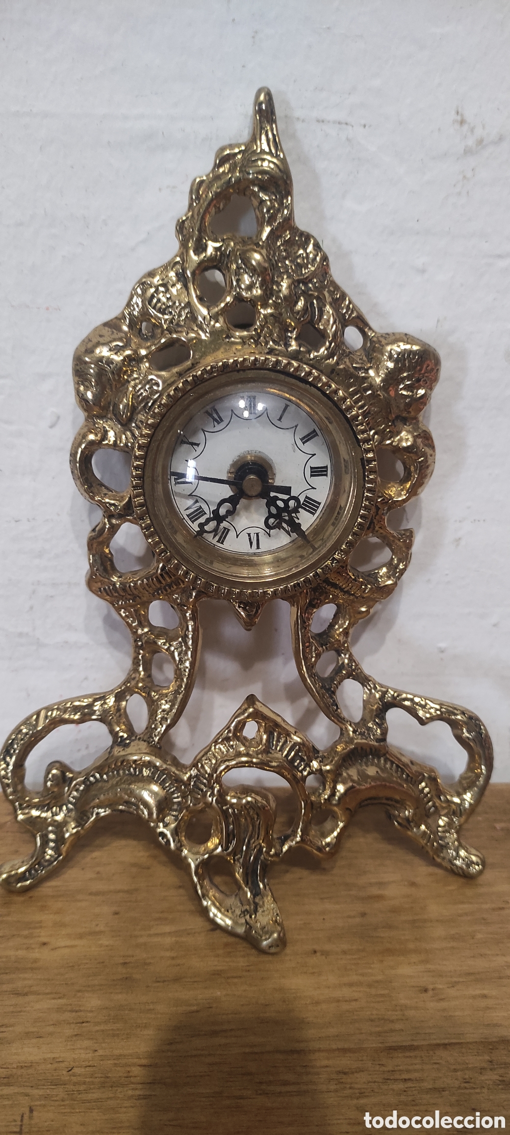 Vintage: Reloj de pared de bronce - Foto 5