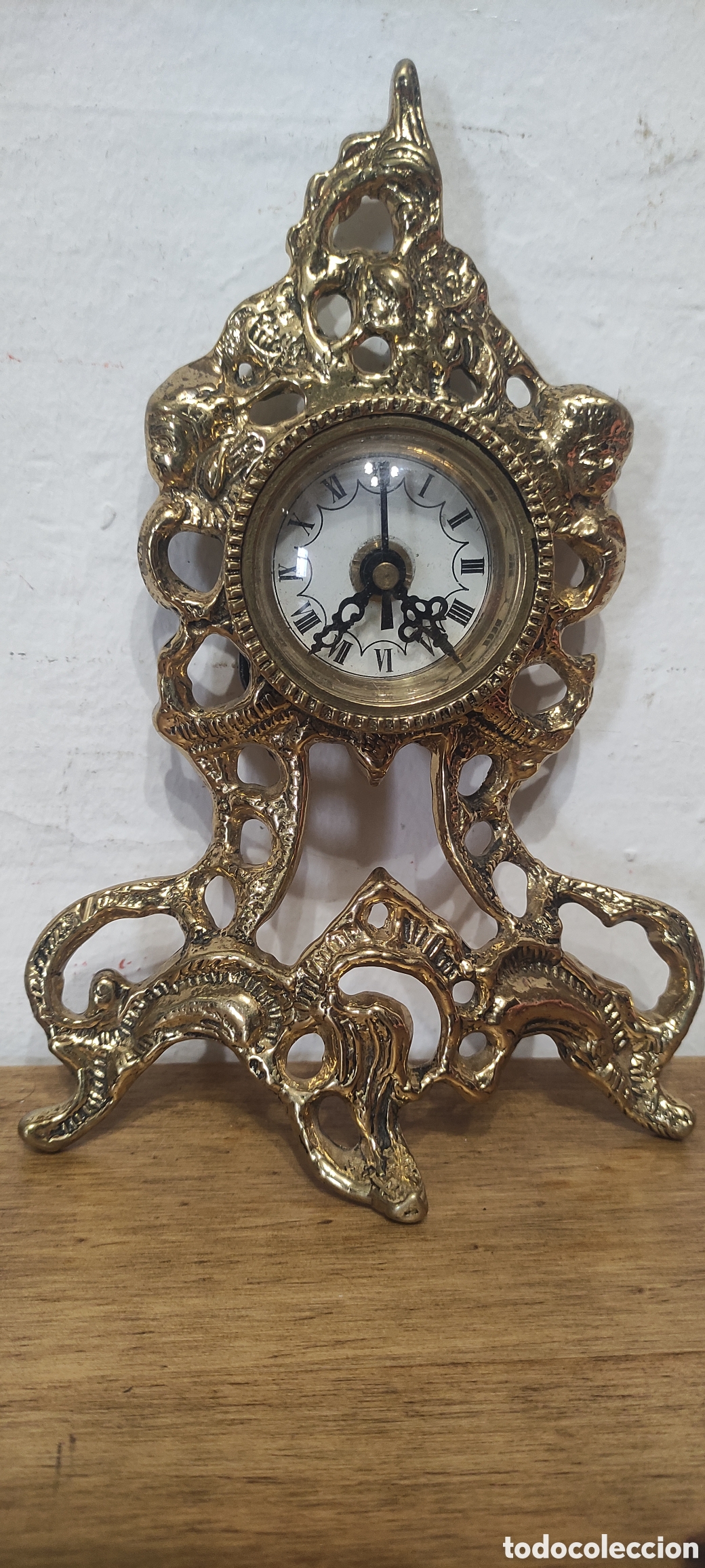 Vintage: Reloj de pared de bronce - Foto 8