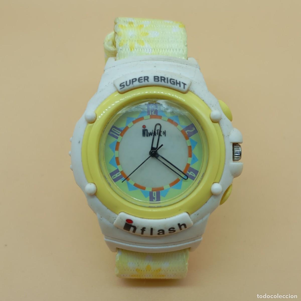 Vintage: RELOJ A&Ntilde;OS 90 MARCA INFLASH - Foto 3