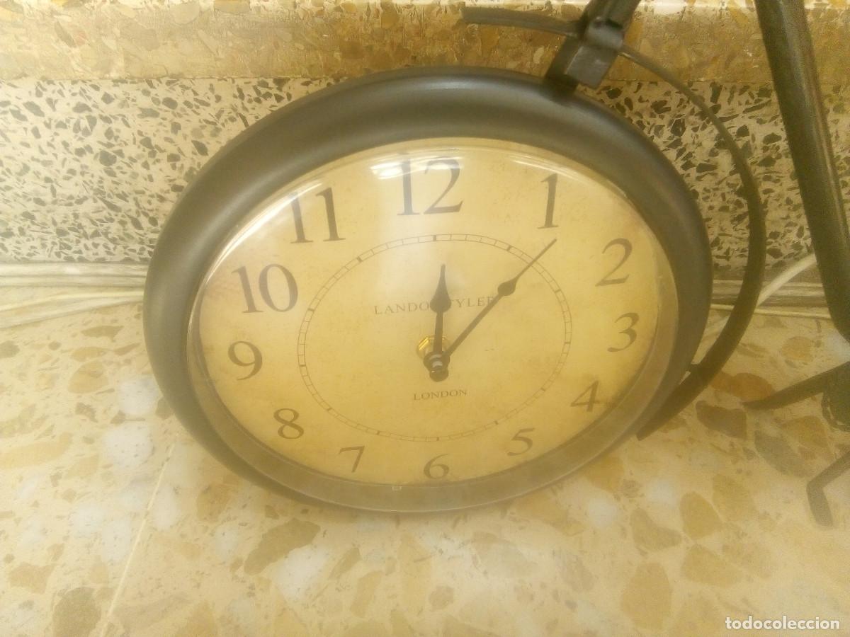 Vintage: RELOJ BICICLETA DE HIERRO FORJA - Foto 3