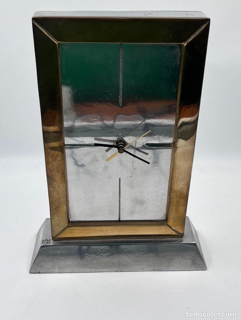 Vintage Watches: Escultura brutalista Reloj de Mesa David Marshall