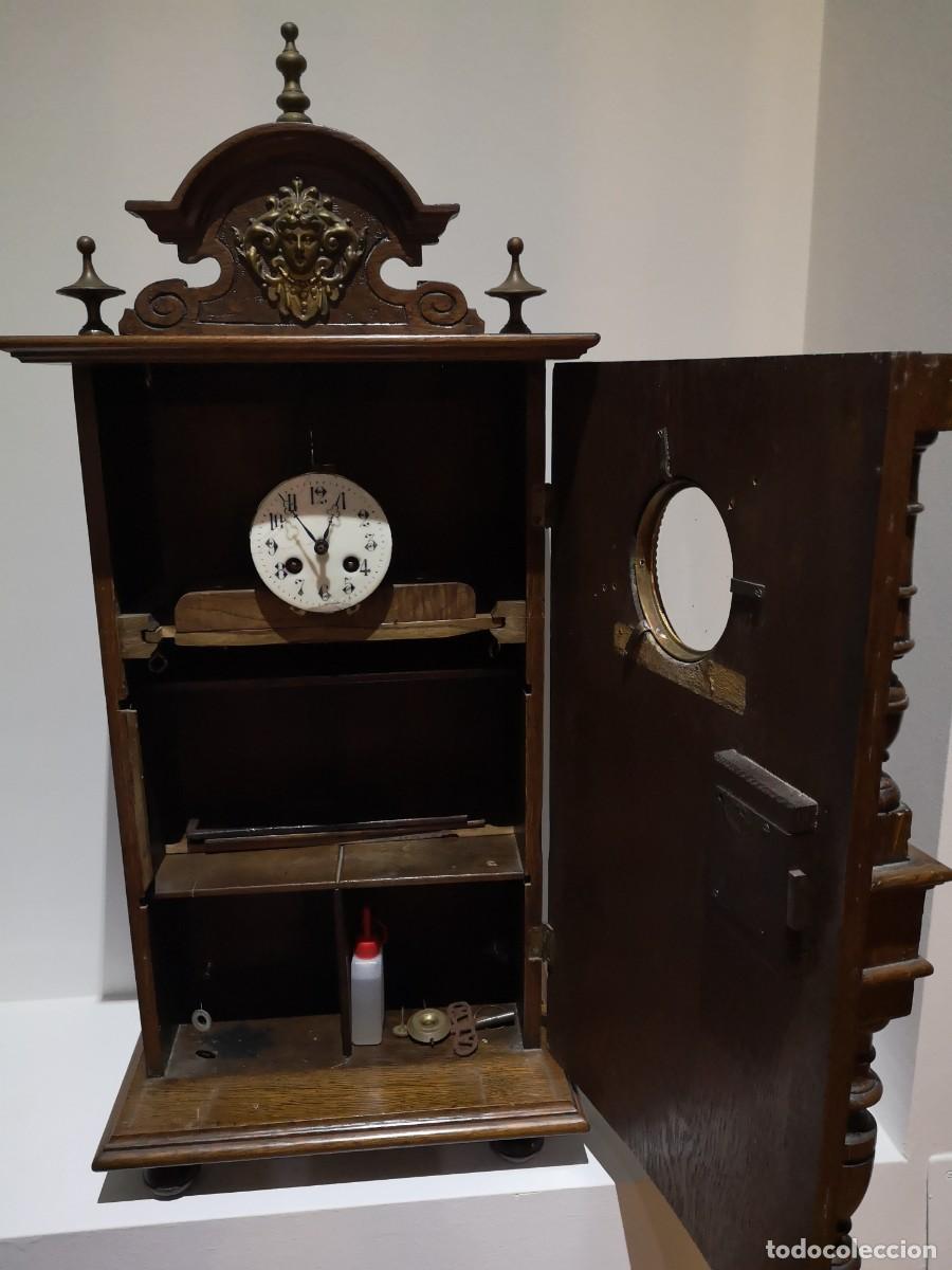 Vintage: Reloj de pared de cuerda - Foto 3