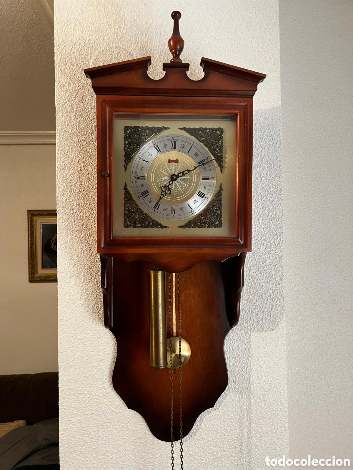 Vintage: Reloj de pared con p&eacute;ndulo - Foto 1
