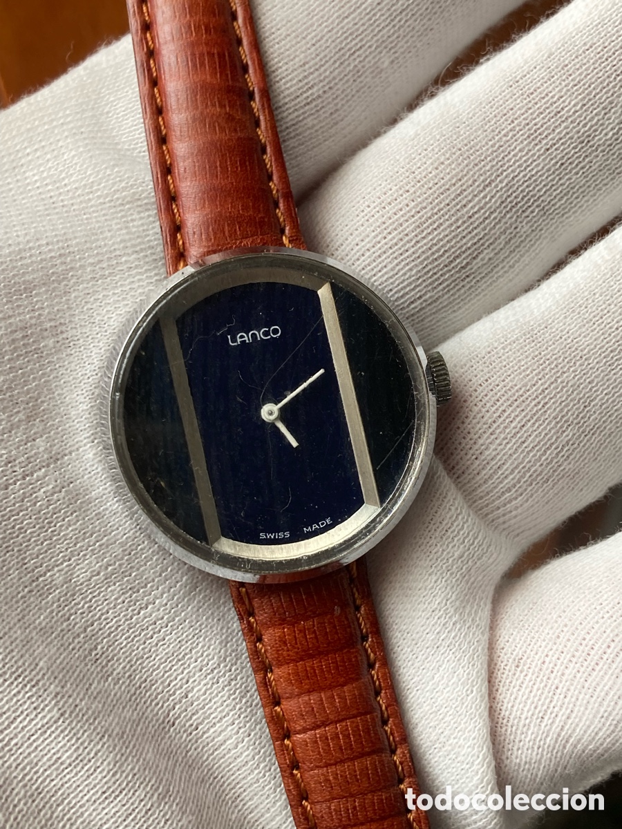 Vintage: Reloj lanco esfera bitono - Foto 2