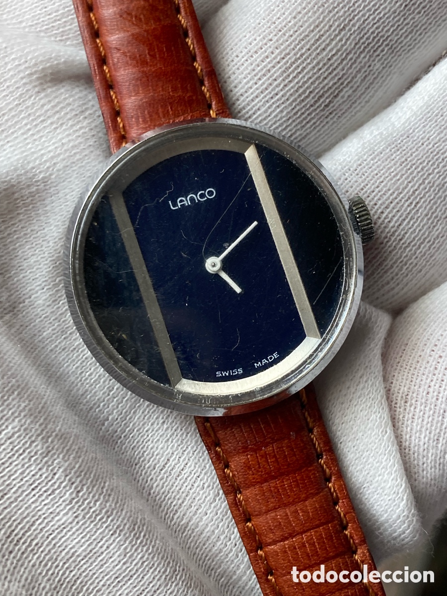 Vintage: Reloj lanco esfera bitono - Foto 1
