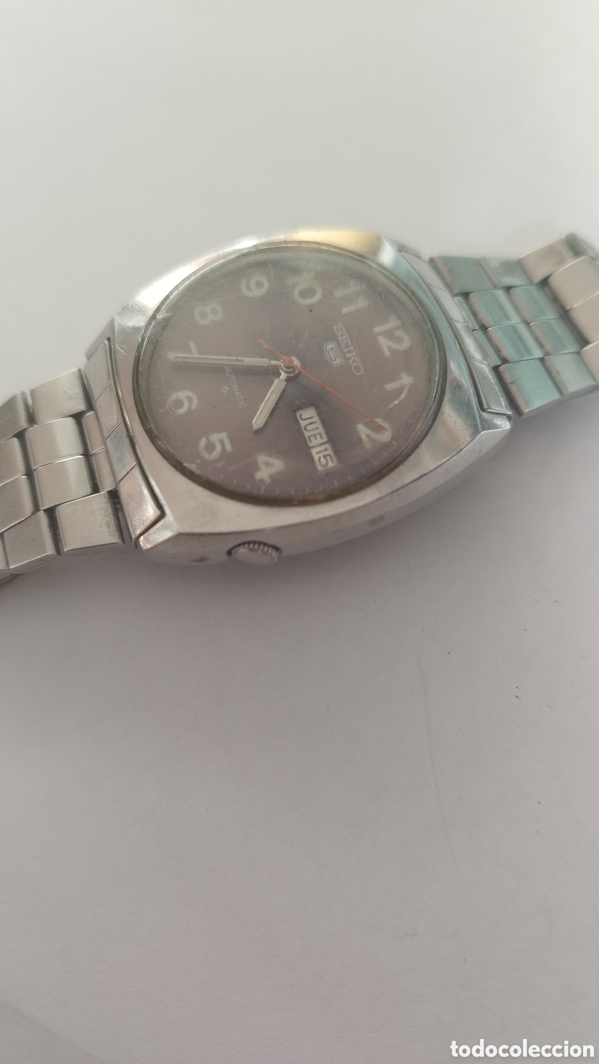 Vintage: Reloj Seiko 5 autom&aacute;tico. Funcionando - Foto 2