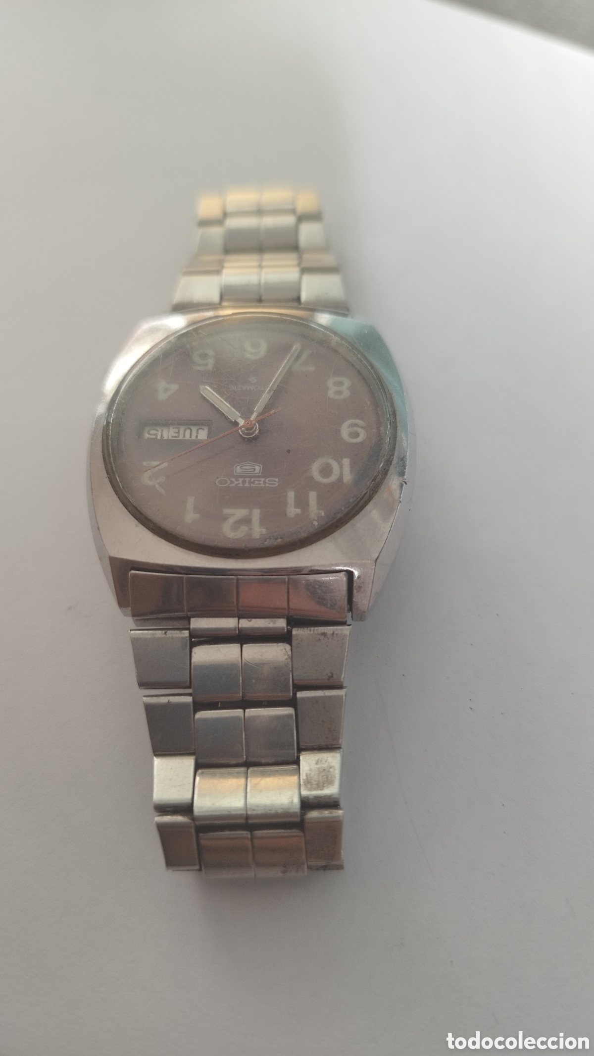 Vintage: Reloj Seiko 5 autom&aacute;tico. Funcionando - Foto 3