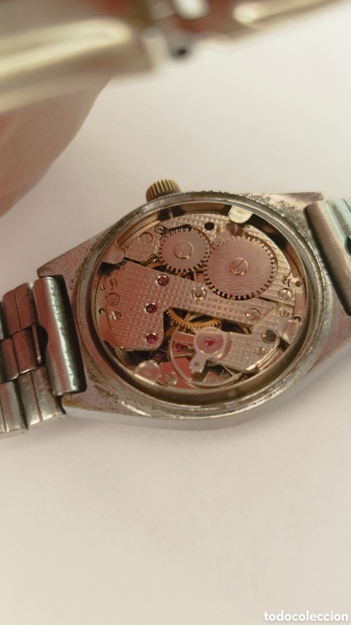 Vintage: Reloj Duward Junior de cuerda manual, Funcionando. - Foto 6