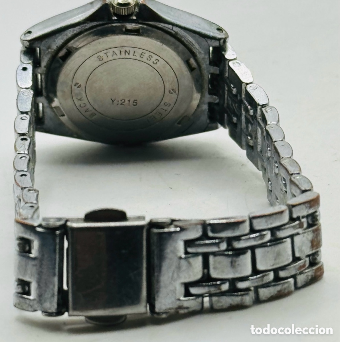 Vintage: Reloj de Correa Vintage Plateado - Foto 5