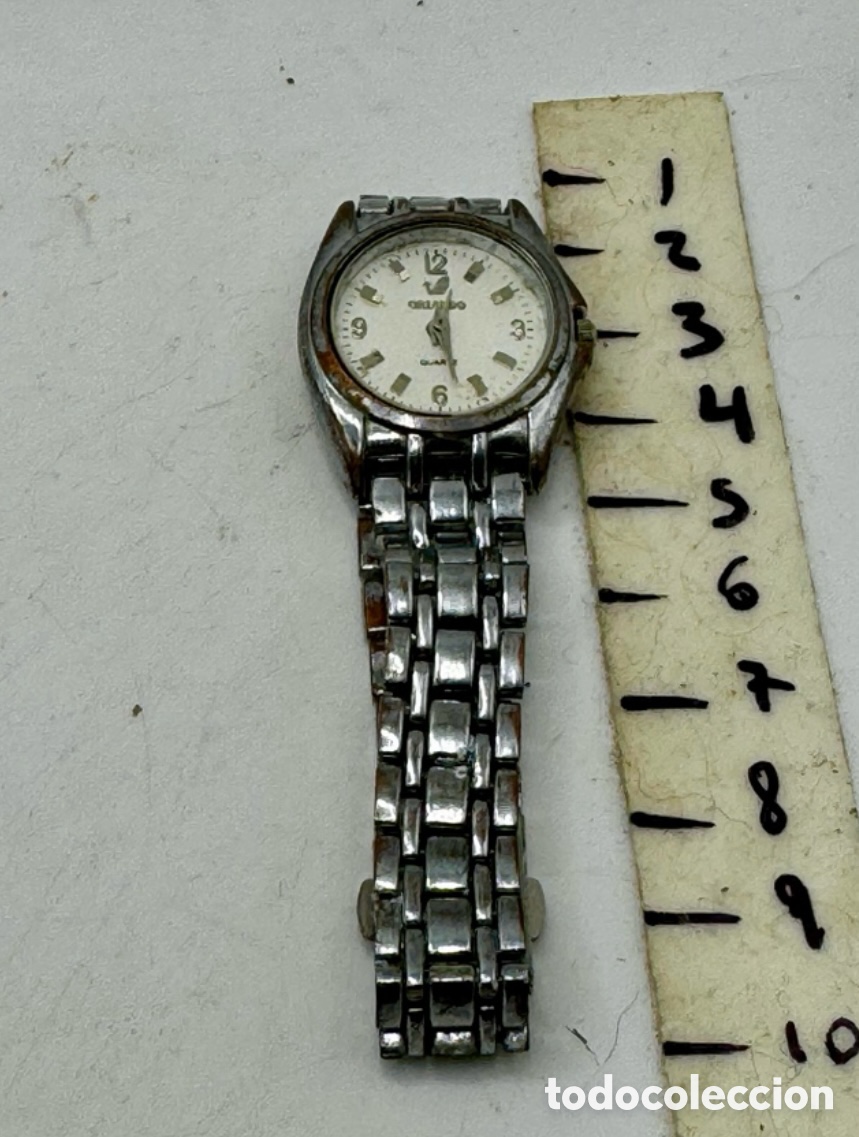 Vintage: Reloj de Correa Vintage Plateado - Foto 7