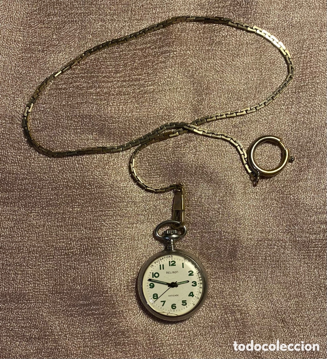 Vintage: Antiguo reloj Belison de bolsillo - Foto 2