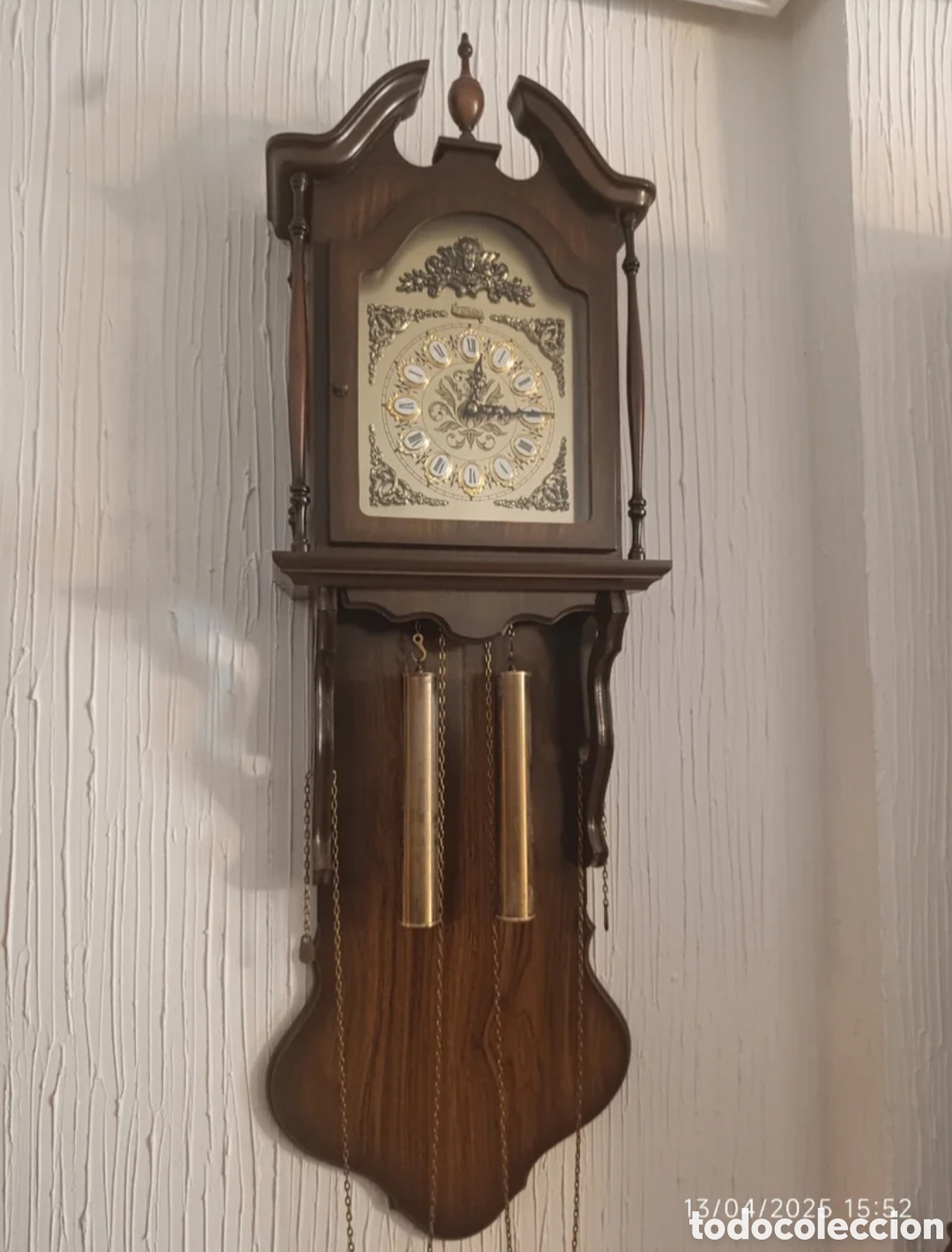 Vintage: Reloj de pendulo marca radiant - Foto 1