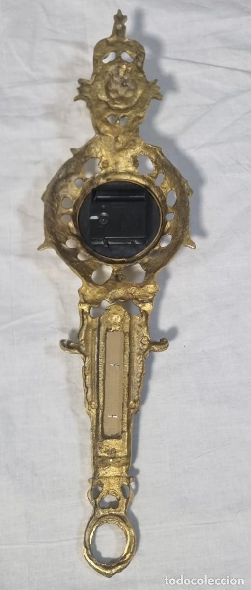Vintage: Reloj de Pared + Term&oacute;metro, De Metal - Foto 2