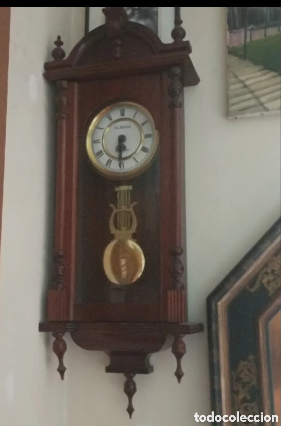 Vintage: Reloj p&eacute;ndulo de pared - Foto 1