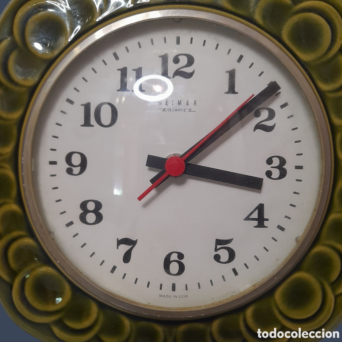 Vintage: Reloj de pared vintage marca WEIMAR. - Foto 3