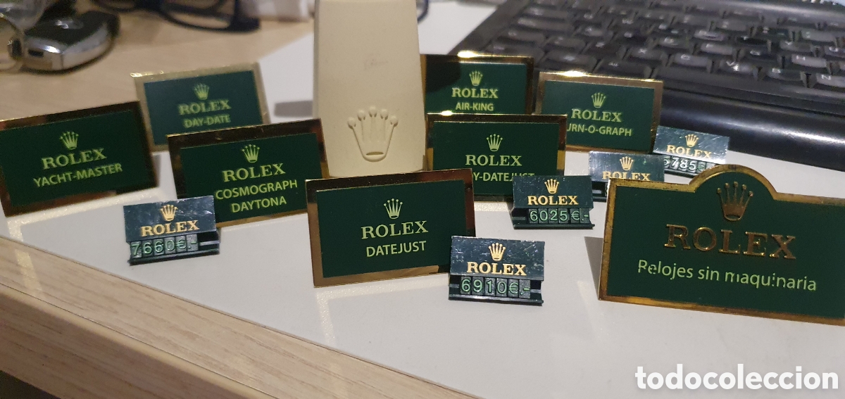 Vintage: Rolex display precios y expositor reloj - Foto 1