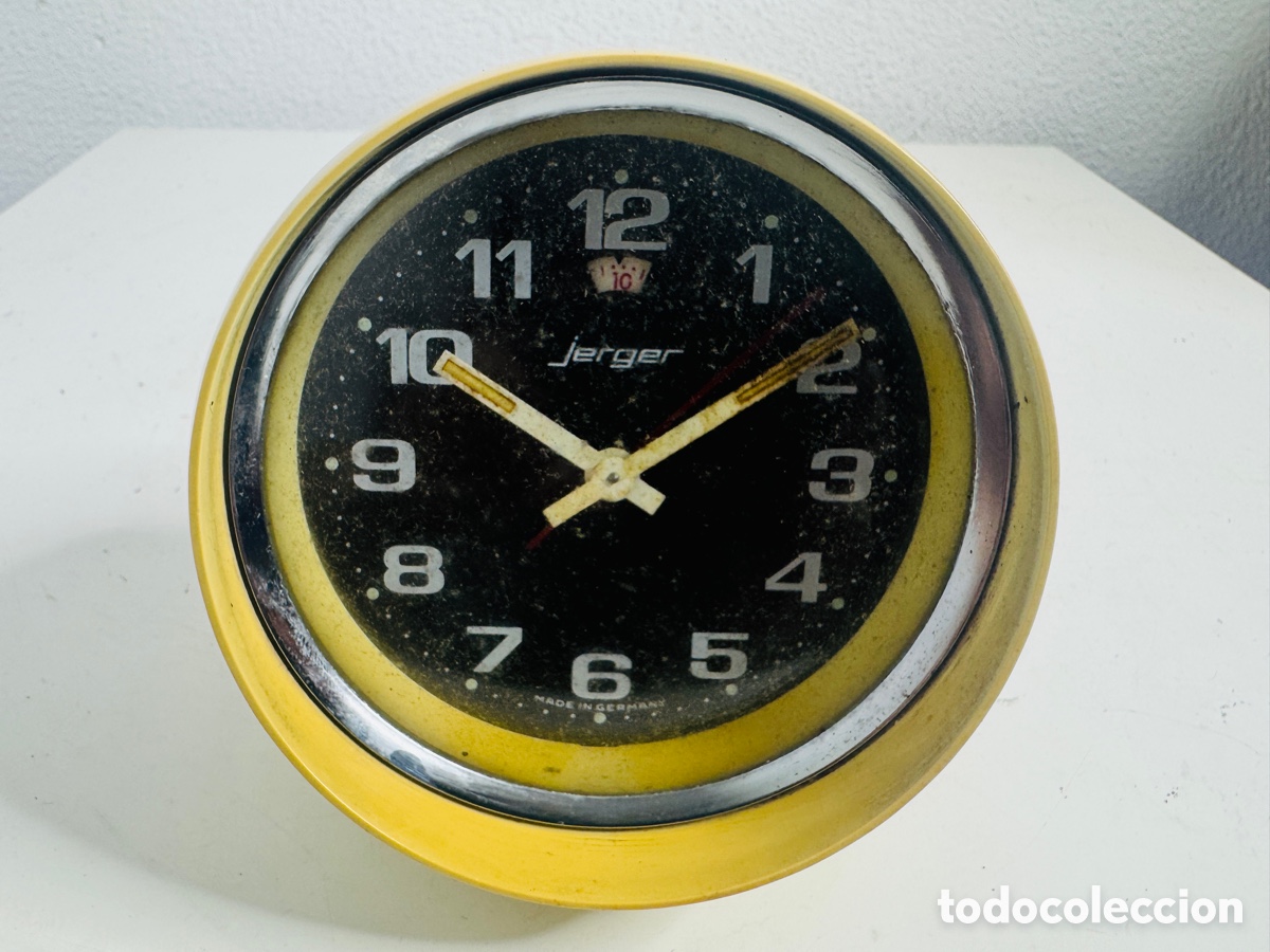 Vintage: Jerger Germany Clock 1970 Solo Piezas - Foto 2