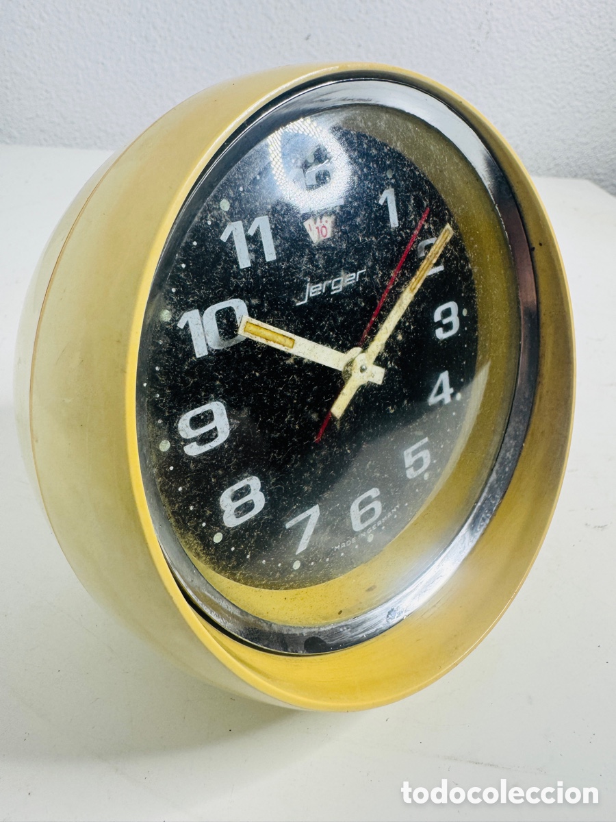 Vintage: Jerger Germany Clock 1970 Solo Piezas - Foto 5