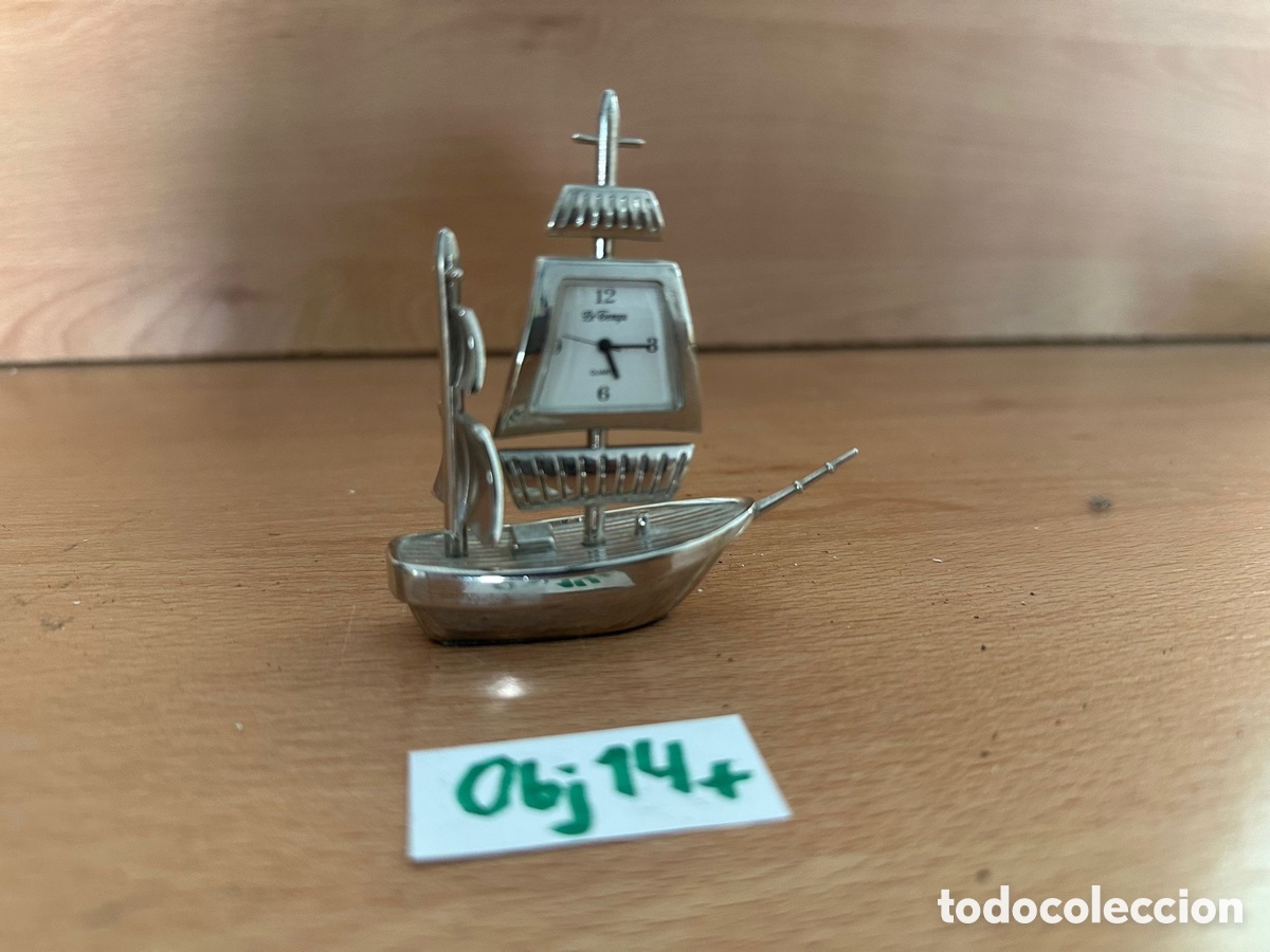 Vintage: Reloj miniatura Le Temps Barco - Foto 2