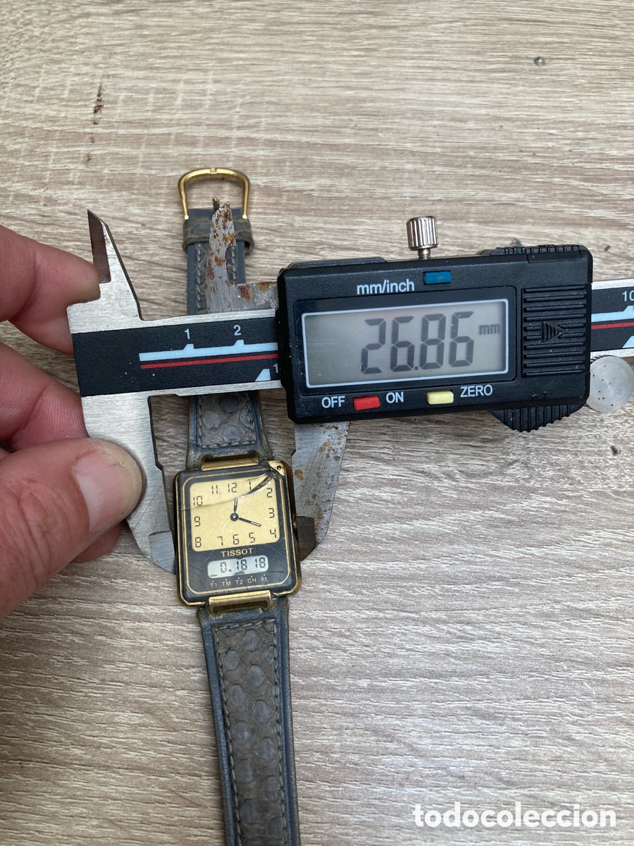 Vintage: Reloj tissot digital anal&oacute;gico funcionando - Foto 5