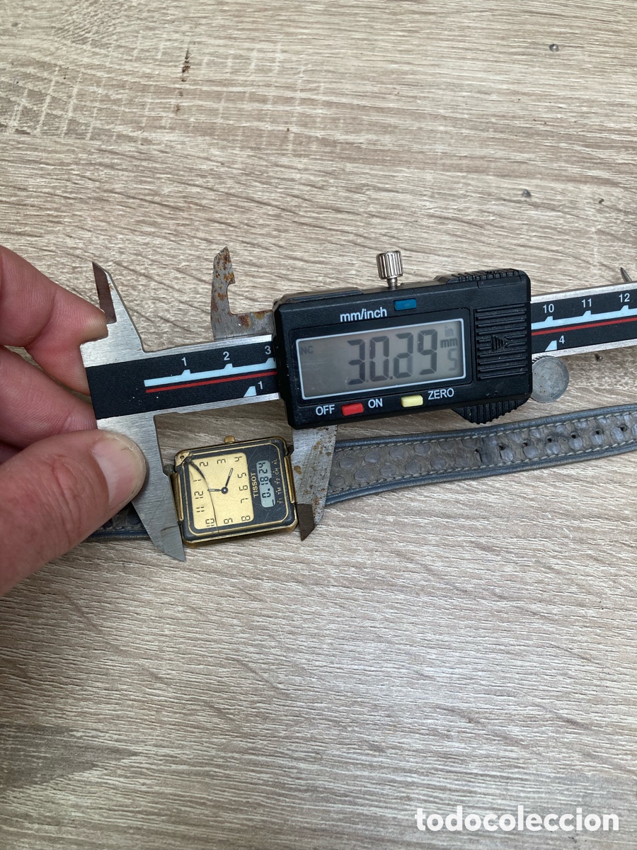 Vintage: Reloj tissot digital anal&oacute;gico funcionando - Foto 6
