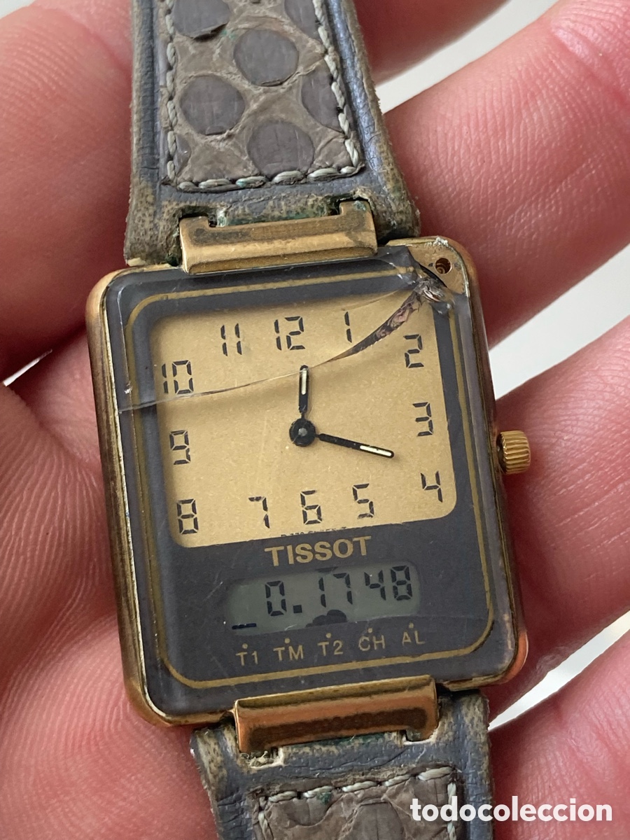 Vintage: Reloj tissot digital anal&oacute;gico funcionando - Foto 1