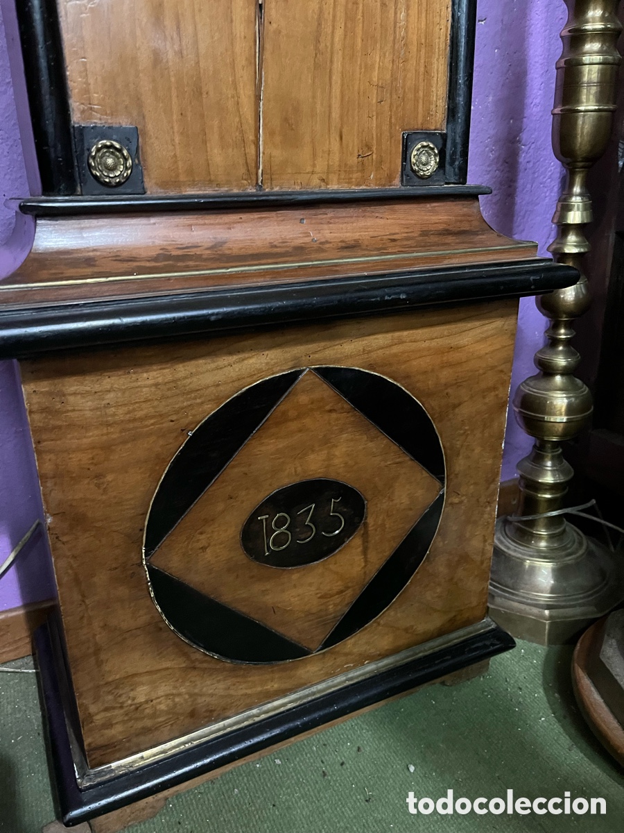 Vintage: Reloj en cerezo de 1835 - Foto 2