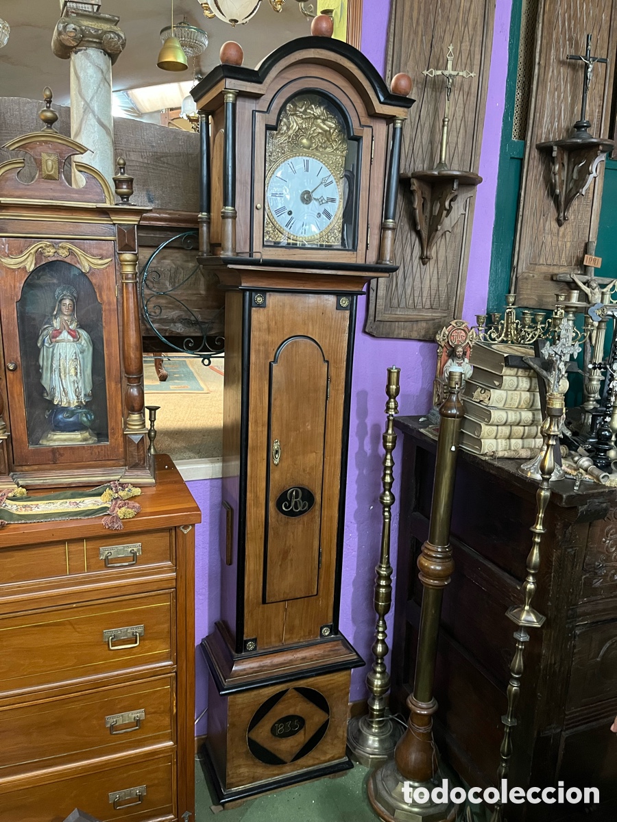 Vintage: Reloj en cerezo de 1835 - Foto 1