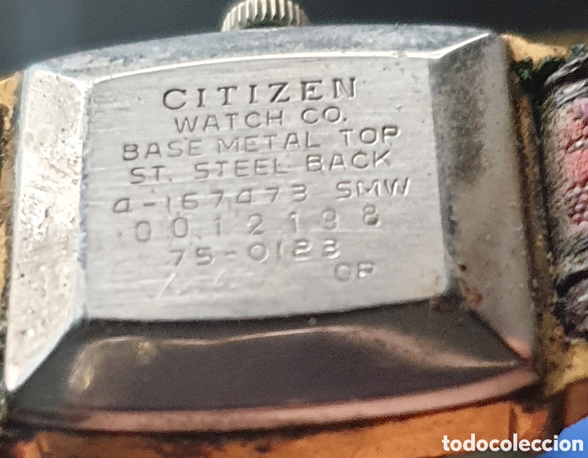 Vintage: RELOJ CITIZEN QUARTZ, No funciona - Foto 2