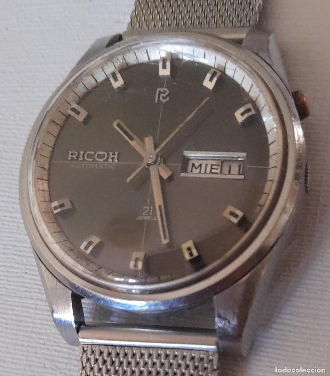 Vintage: RELOJ AUTOM&Aacute;TICO DE MU&Ntilde;ECA RICOH, FUNCIONANDO - Foto 1