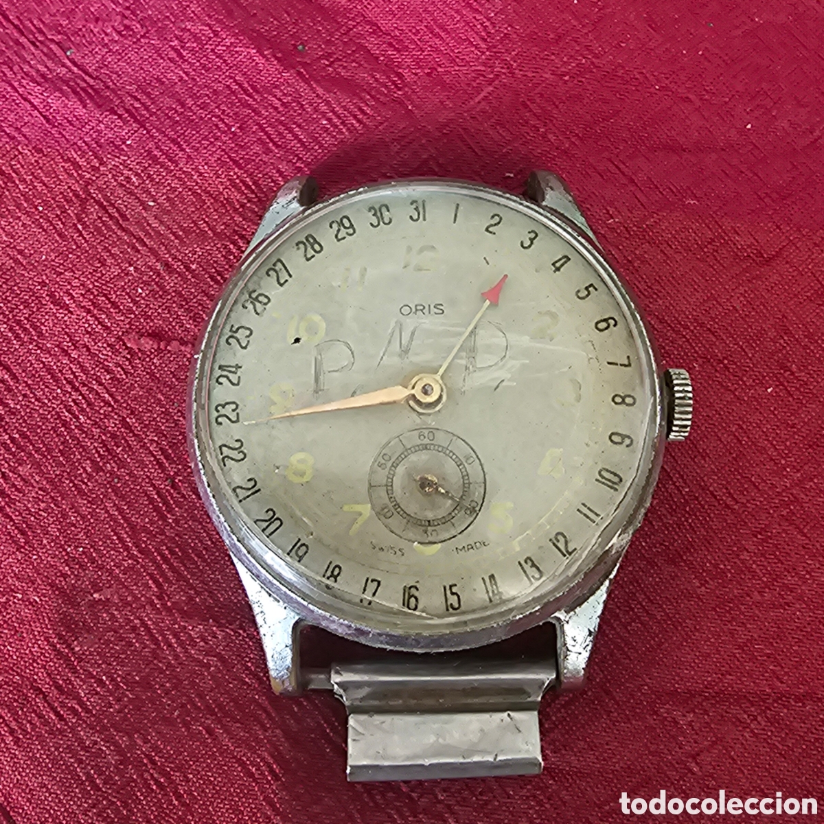 Vintage: RELOJ ORIS POINTER DATE NO FUNCIONA!! - Foto 1