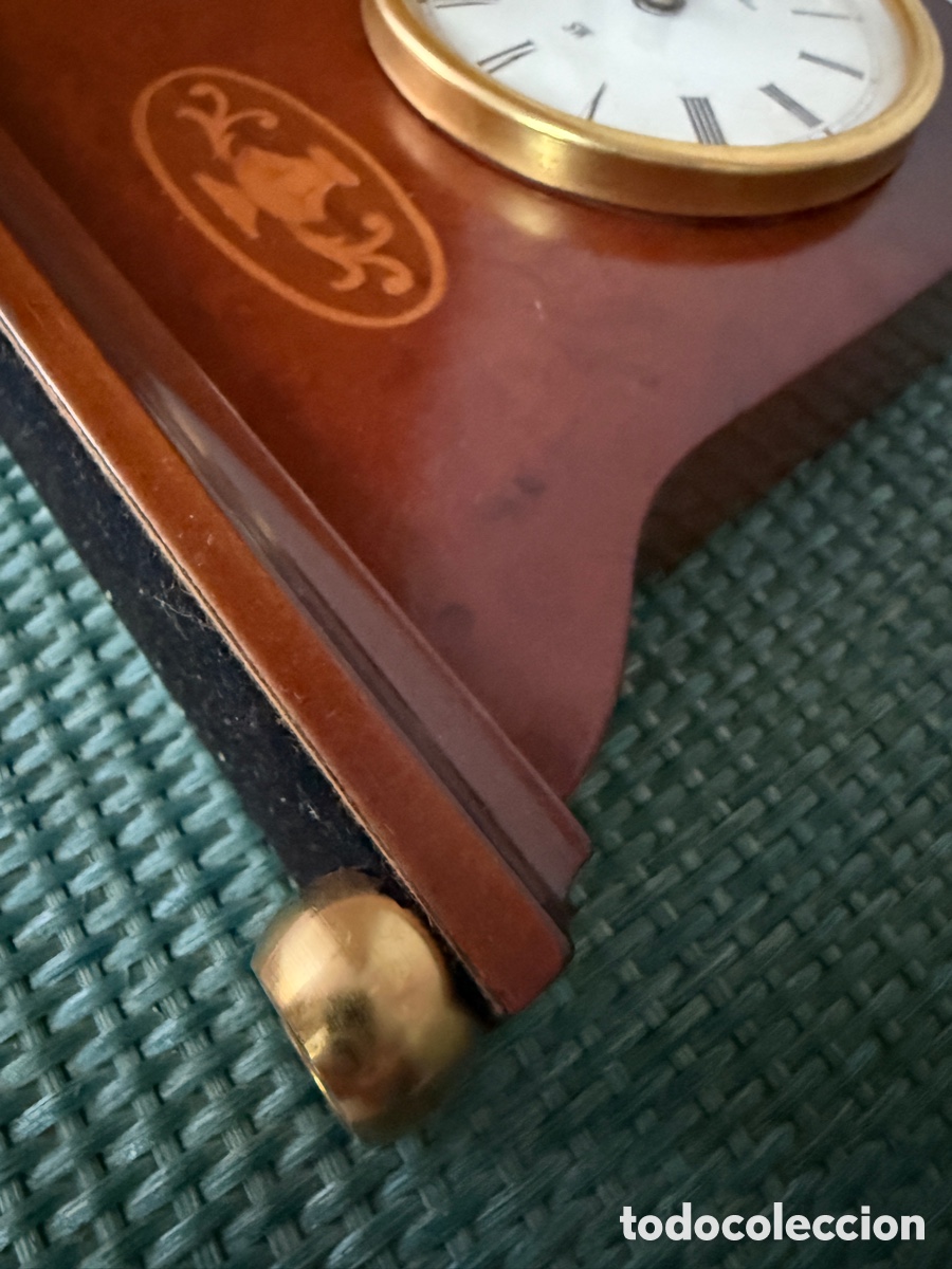 Vintage: Reloj sobremesa madera - Foto 3