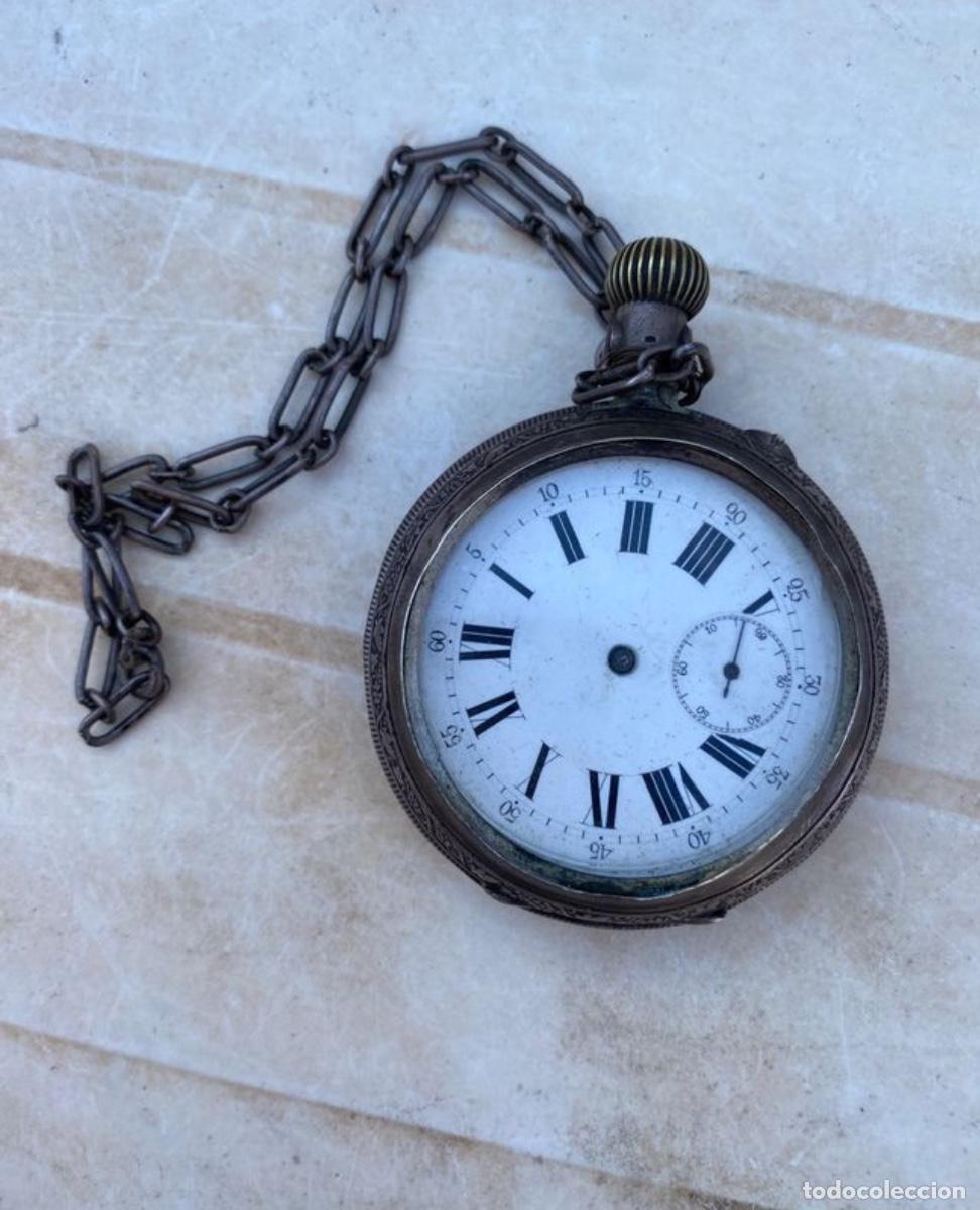 Vintage: Reloj antiguo de bolsillo - Foto 1