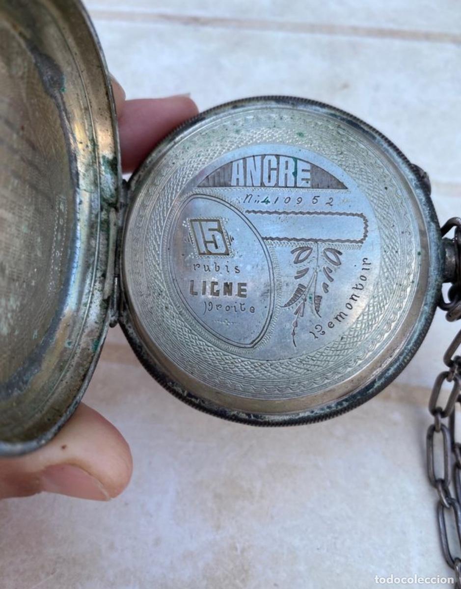 Vintage: Reloj antiguo de bolsillo - Foto 3
