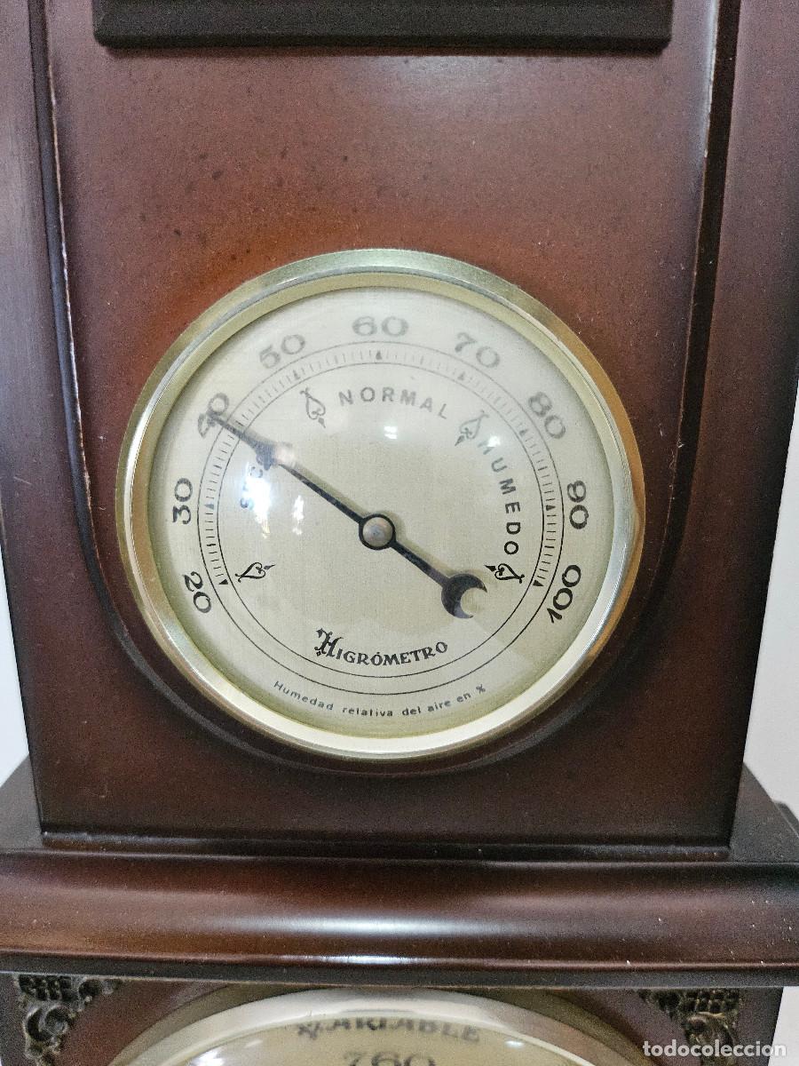Vintage: reloj termometro,barometro presion - Foto 7