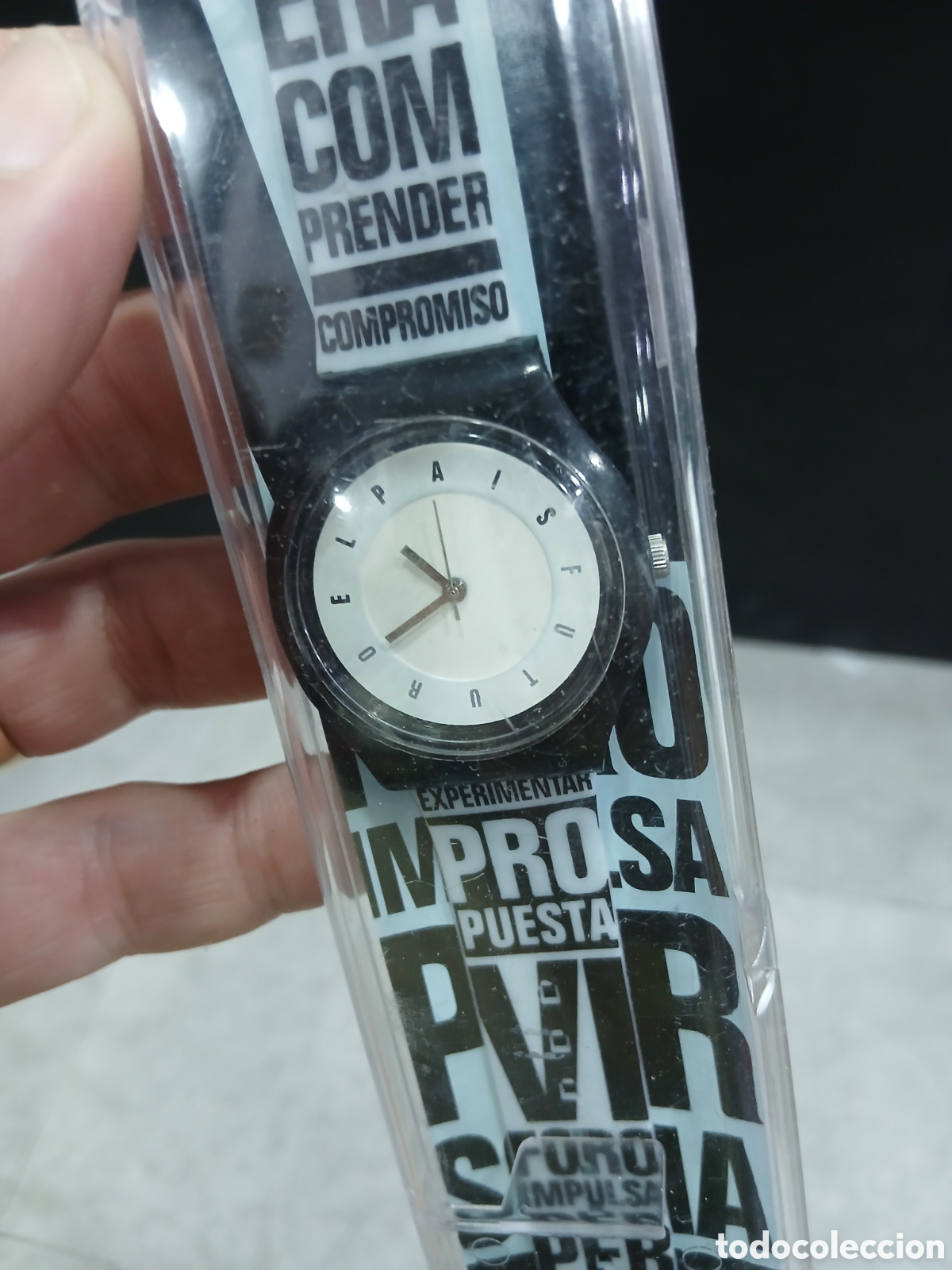 Vintage: Reloj El Pa&iacute;s. (L102) - Foto 2