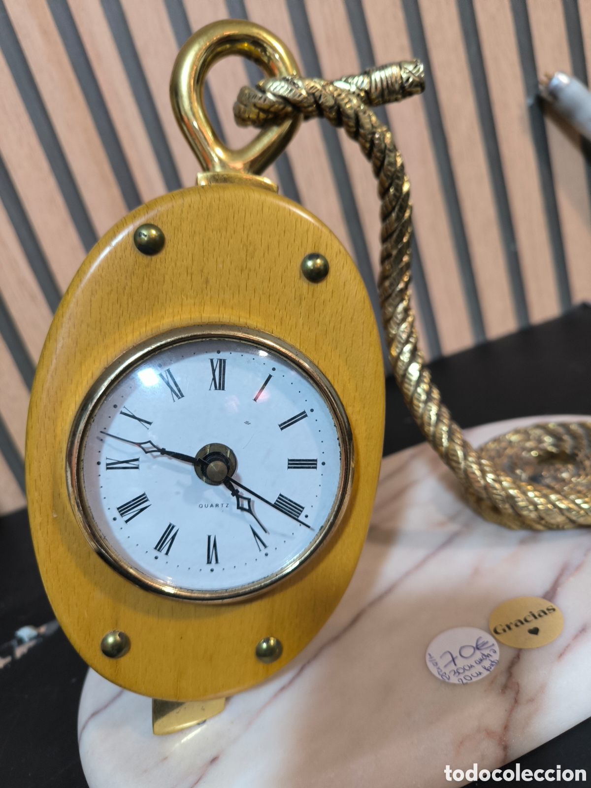Vintage: Reloj de bronce y bronce - Foto 2