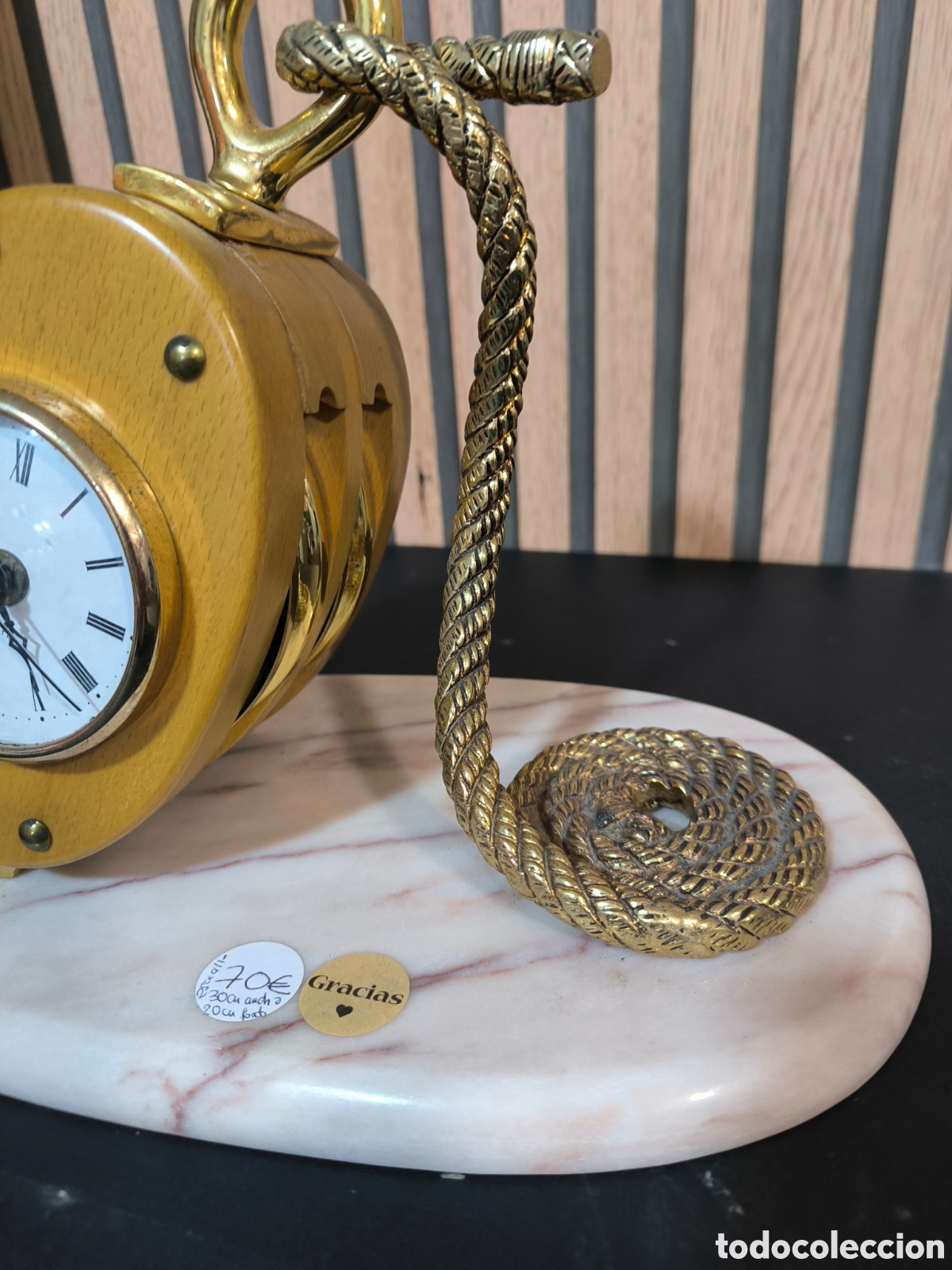 Vintage: Reloj de bronce y bronce - Foto 3