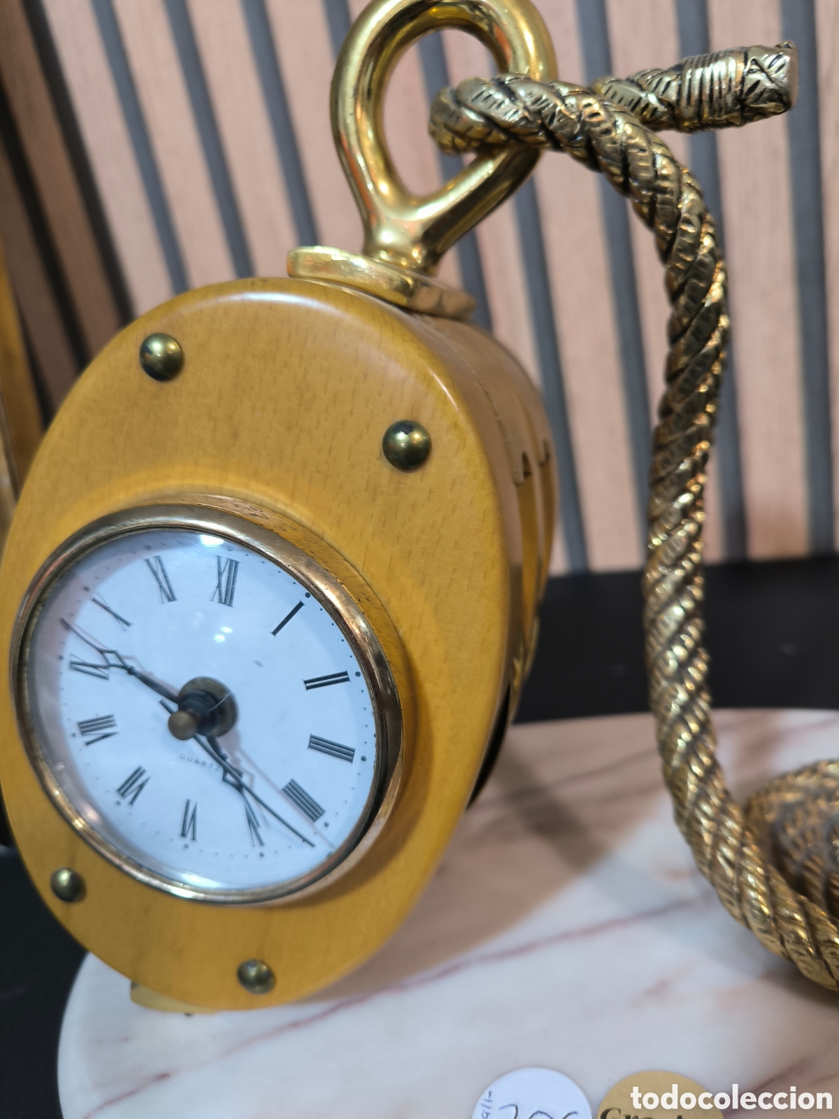 Vintage: Reloj de bronce y bronce - Foto 4