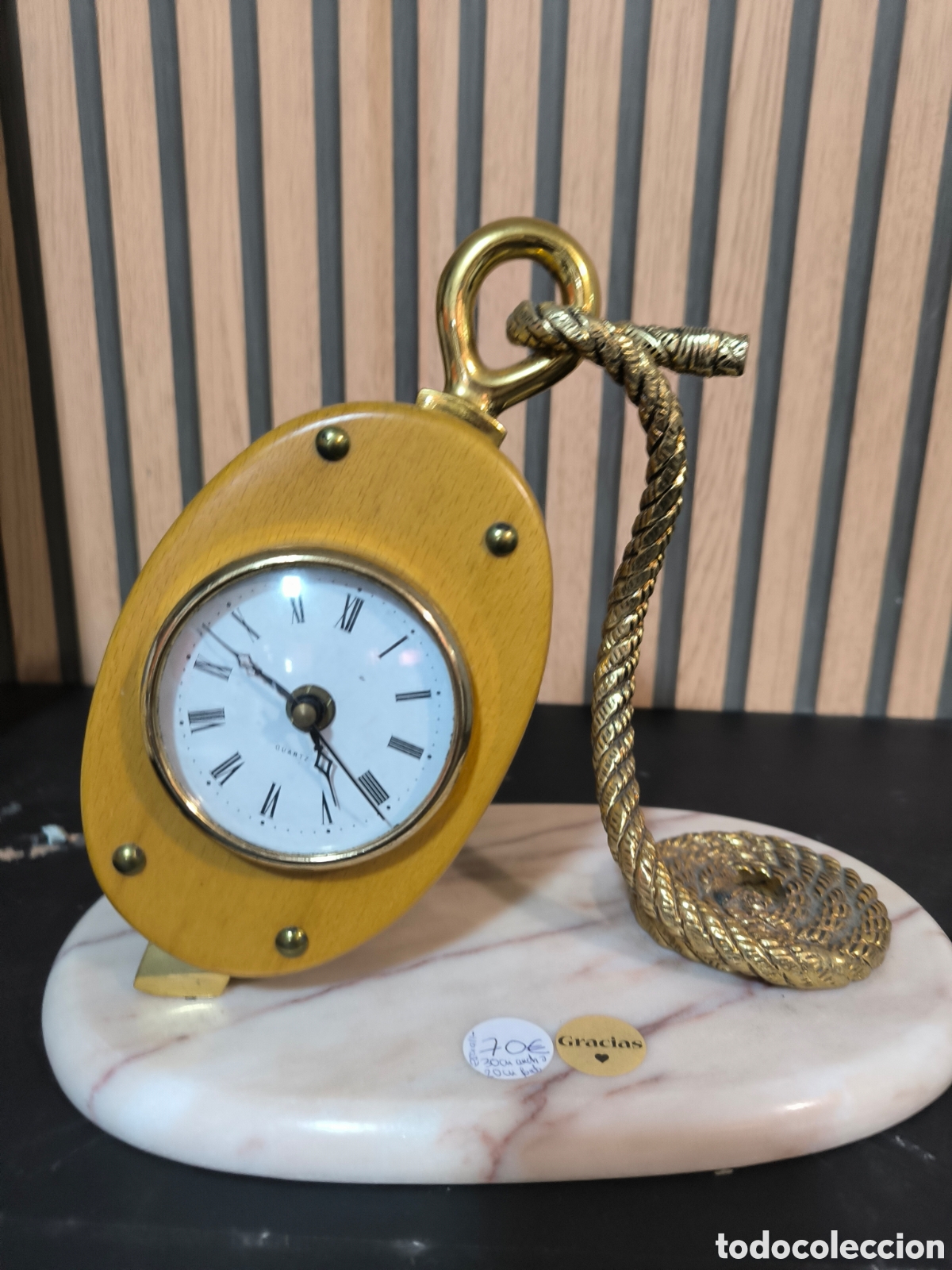 Vintage: Reloj de bronce y bronce - Foto 1