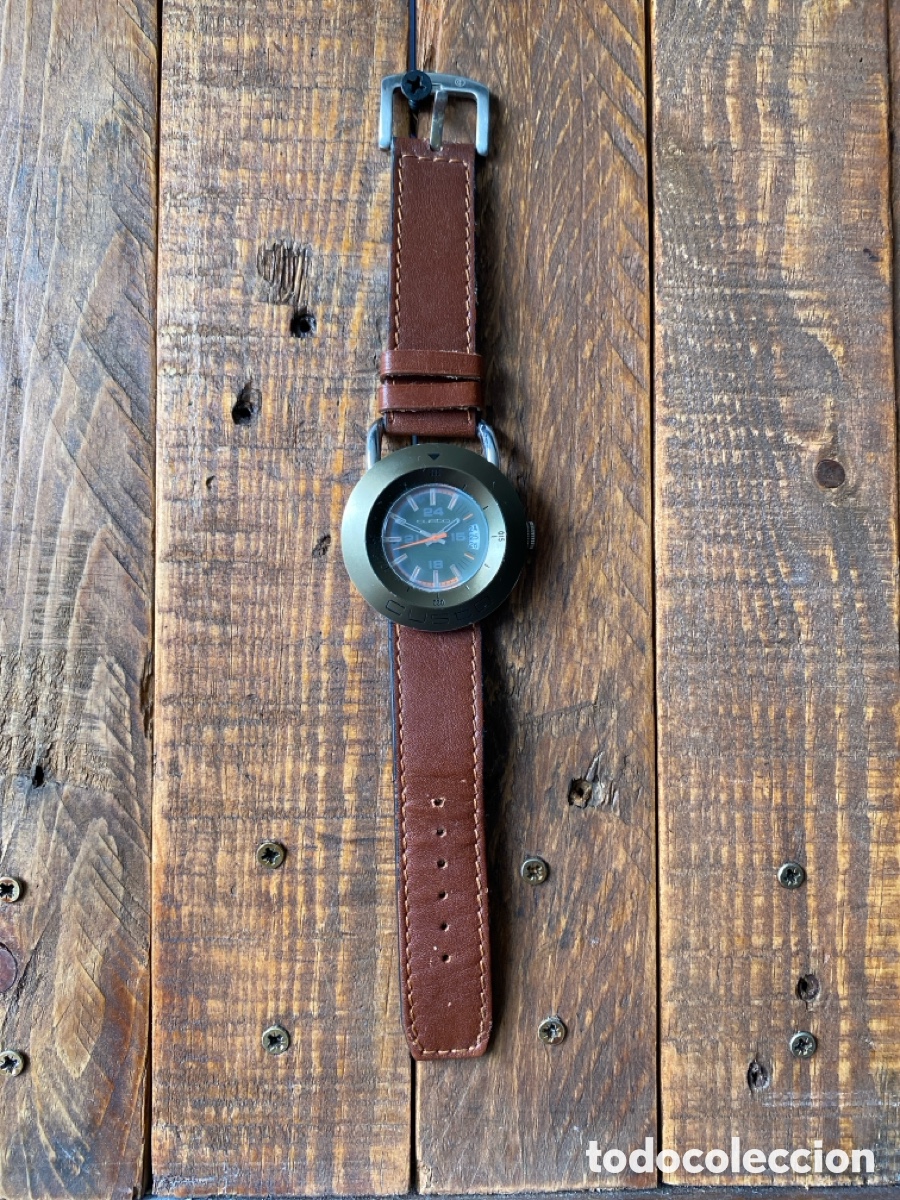 Vintage: Relog pulsera CUSTO correa piel - Foto 2