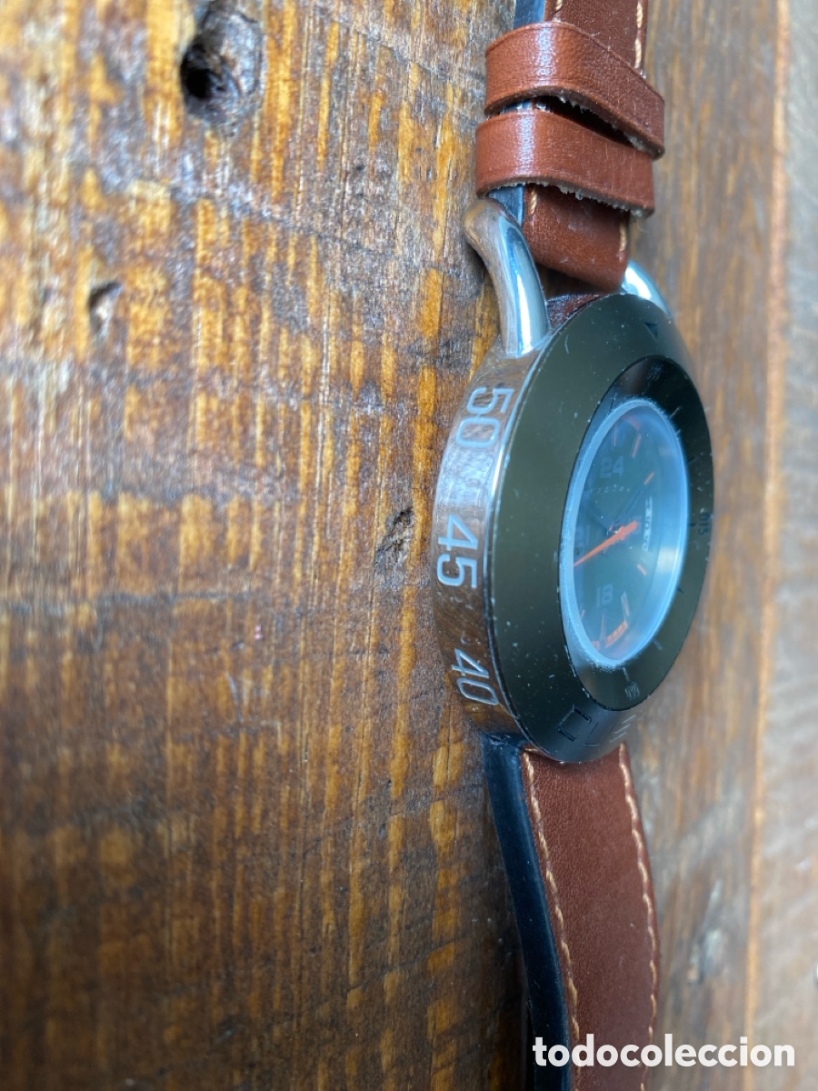 Vintage: Relog pulsera CUSTO correa piel - Foto 6