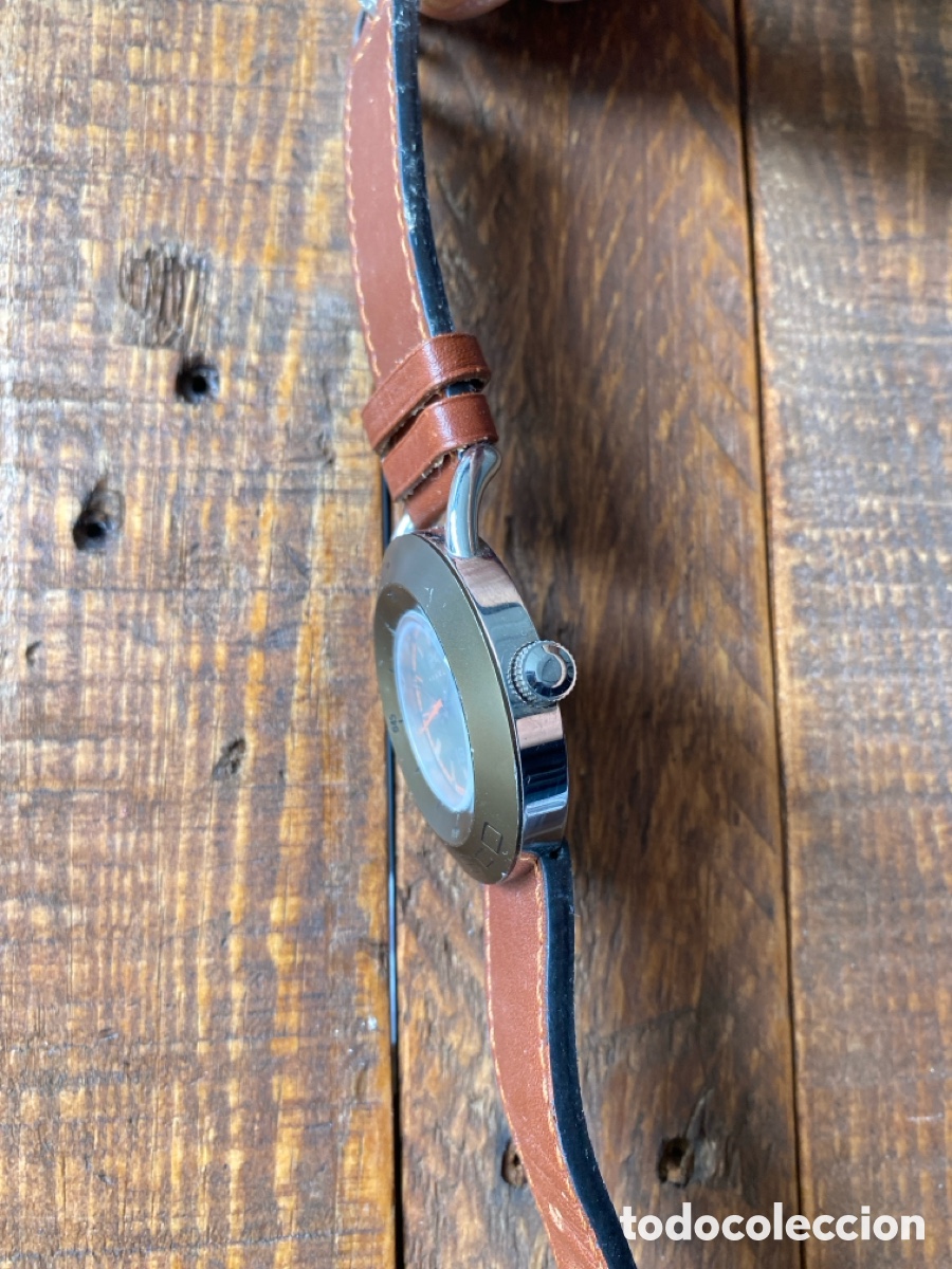 Vintage: Relog pulsera CUSTO correa piel - Foto 7