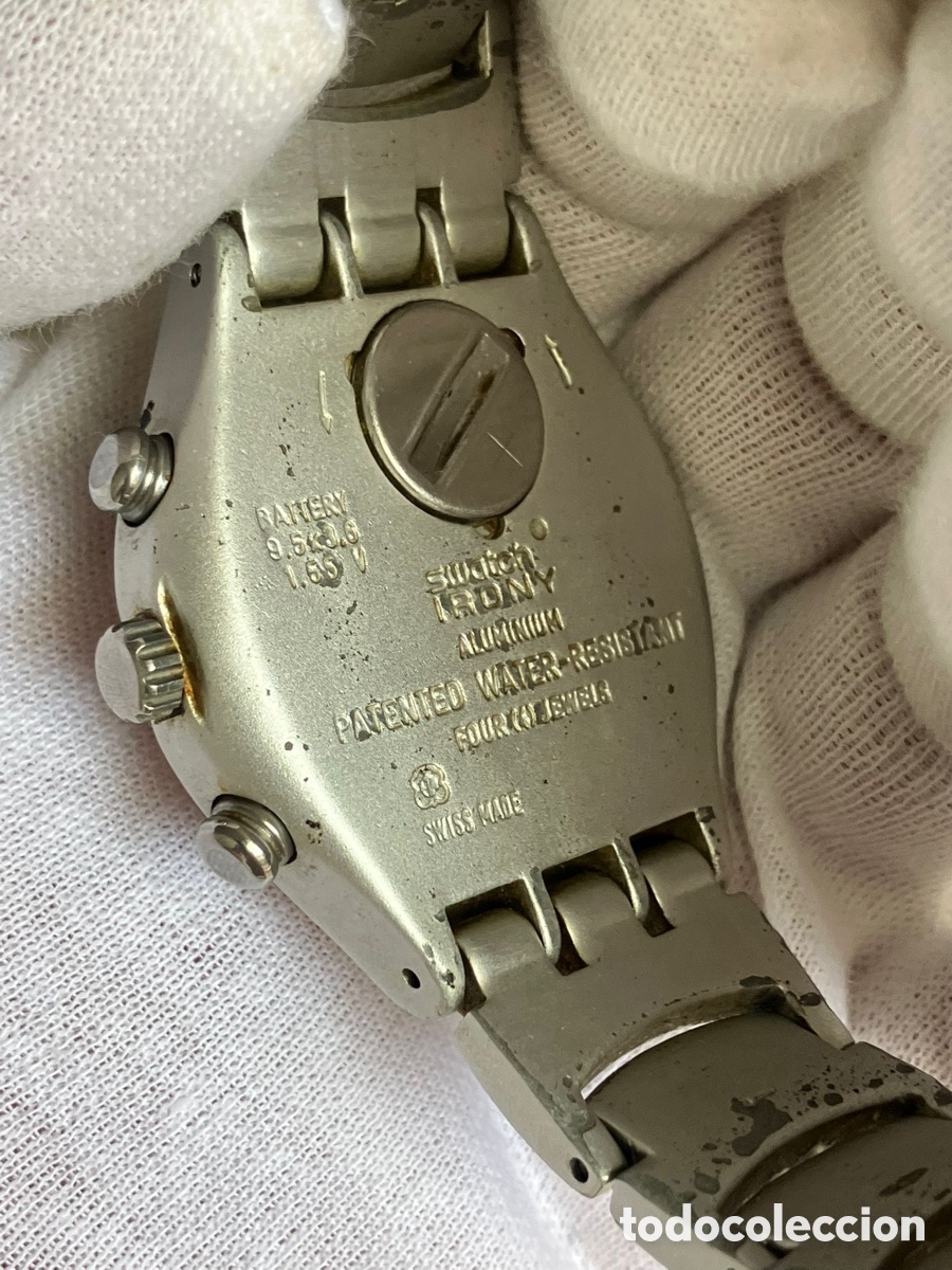 Vintage: Reloj suizo swatch crono m&oacute;dulo eta - Foto 5