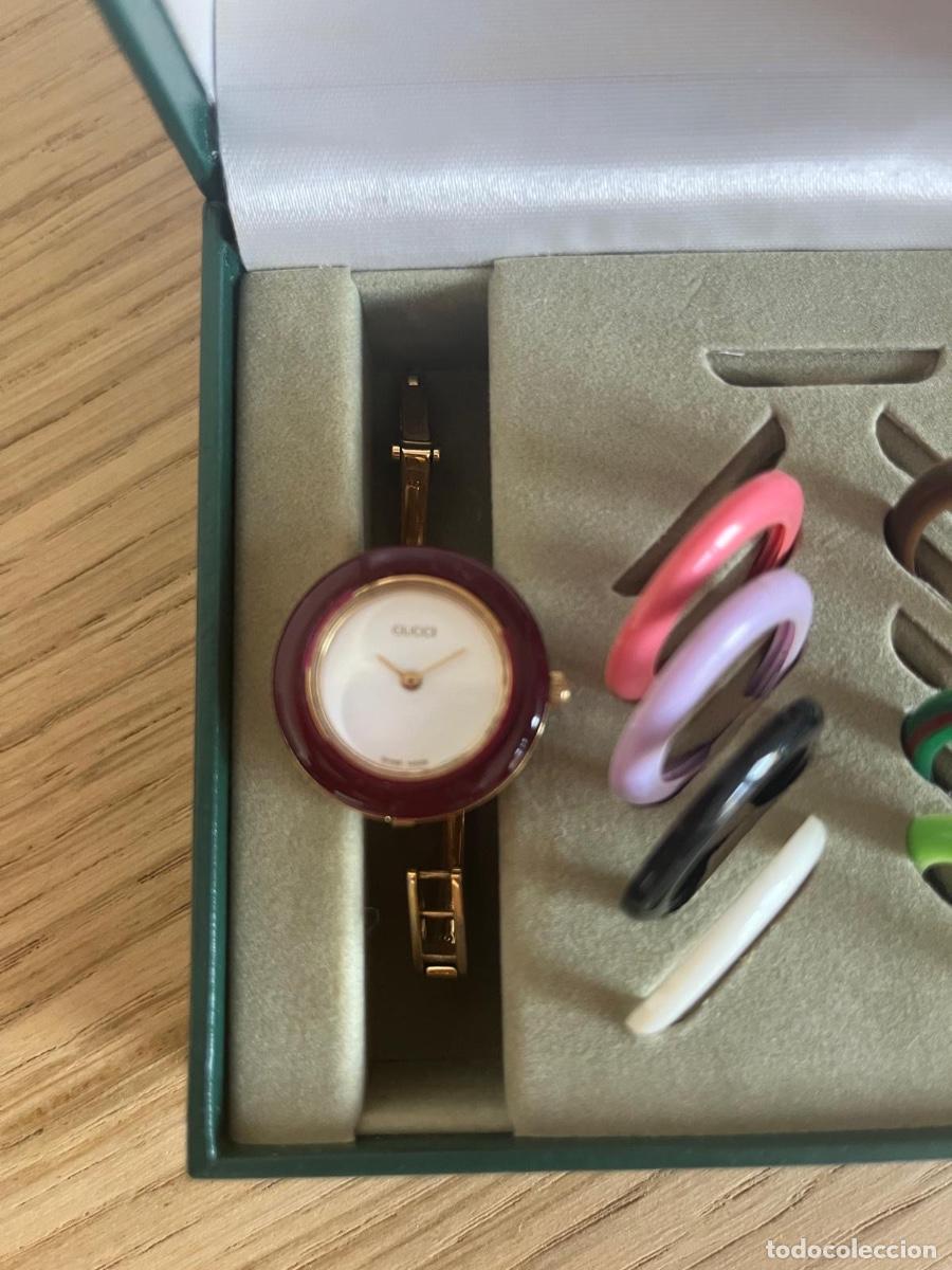 Vintage: reloj gucci de 1970 con biseles intercambiables y caja - Foto 7