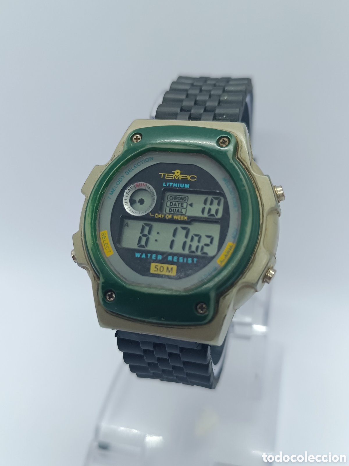 Vintage: Reloj TEMPC 50M FUNCIONA - Foto 2